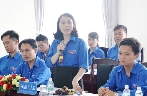 Đại biểu tỉnh Đắk Lắk đóng góp ý kiến về kết quả công tác Đoàn 6 tháng đầu năm